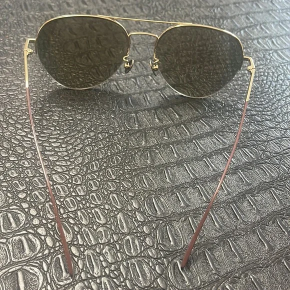 BOTTEGA VENETA #BV0247S Sunglasses Brown Lenses & Gold 